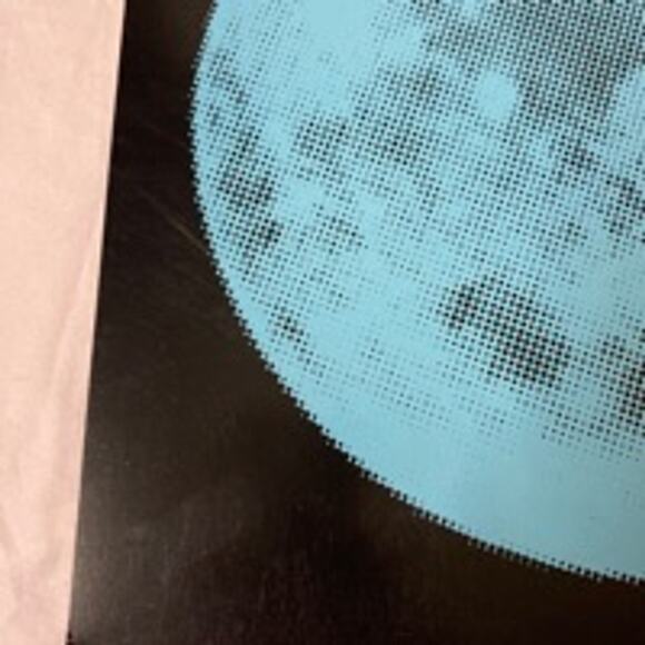 Vintage R.E.M. In Time 1988–2003 Album Promo Poster Blue Moon Design 12" - Picture 4 of 5